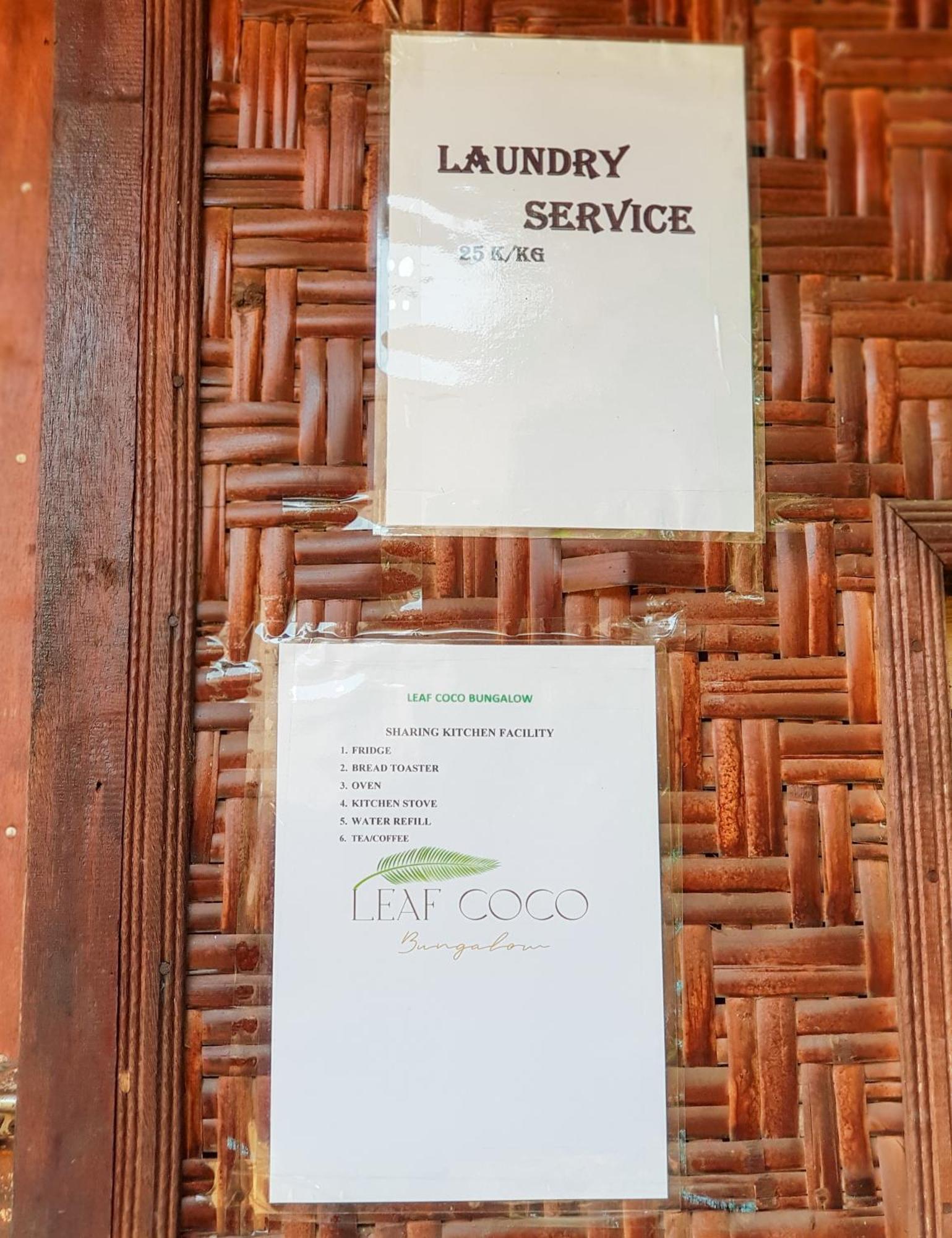 Leaf Coco Bungalow Gili Air Dış mekan fotoğraf