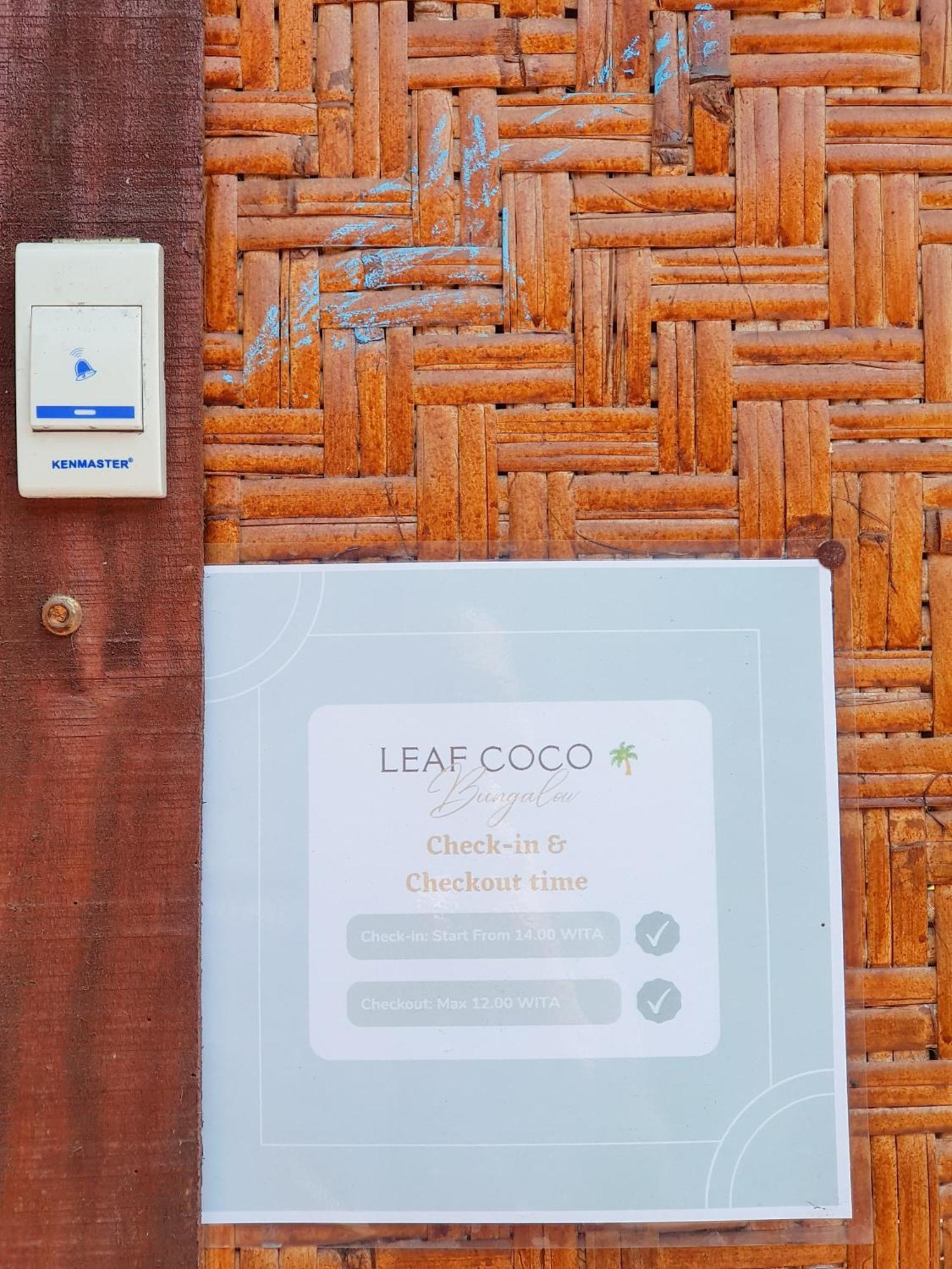 Leaf Coco Bungalow Gili Air Dış mekan fotoğraf